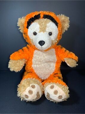 Disney Duffy the Bear 17” WITH TIGGER COSTUME Hidden Mickey VHTF HTF